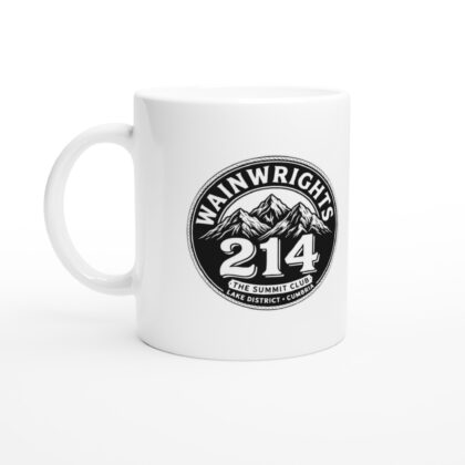 214 Wainwrights Mug – The Summit Club Badge Design