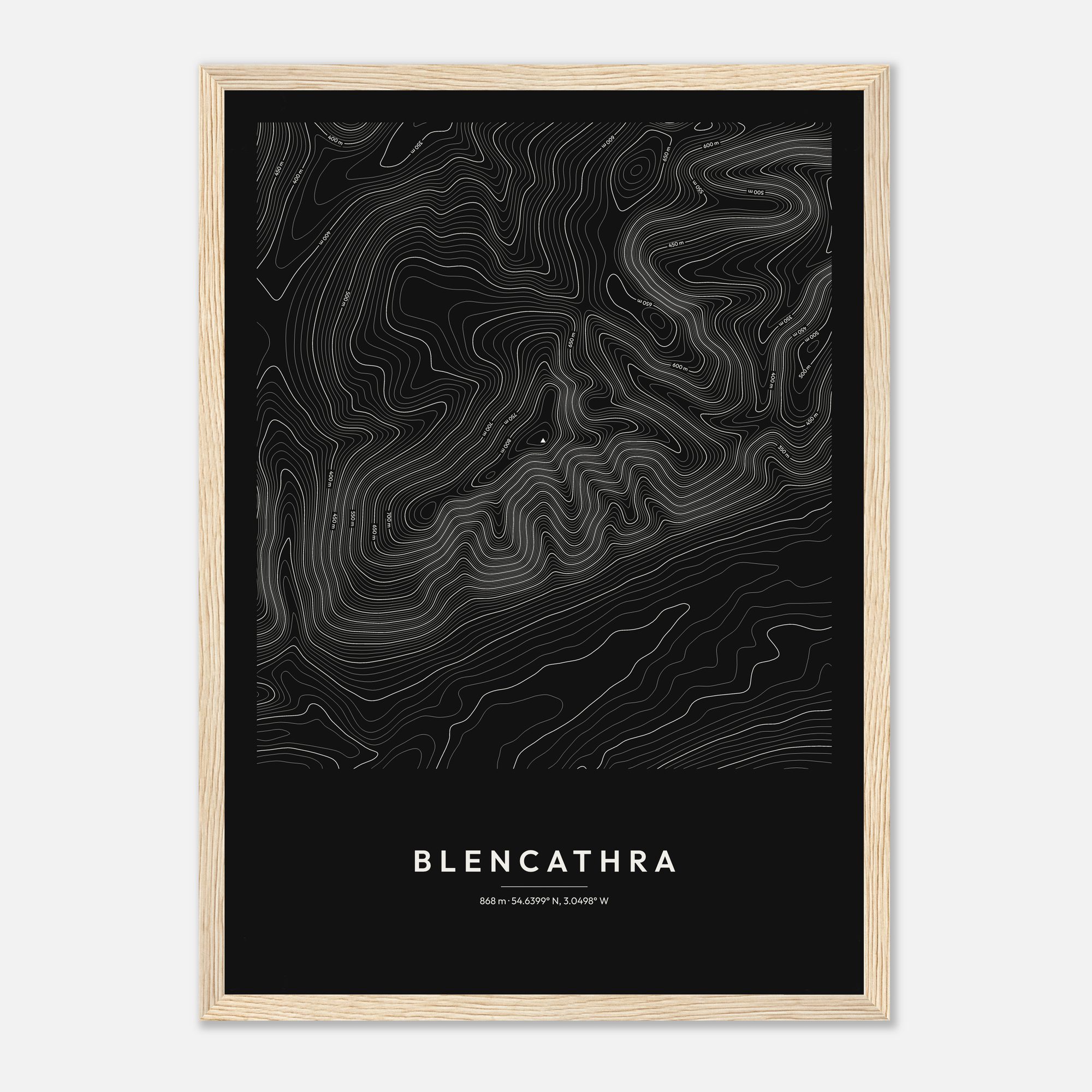 Blencathra Contour Map Print - Image 2